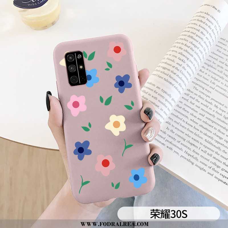 Fodral Honor 30s Kreativa Mobil Telefon, Skal Honor 30s Silikon Fallskydd Rosa