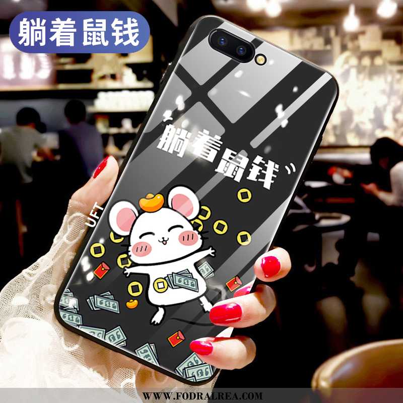 Fodral Oppo Ax5 Glas Mobil Telefon Skal, Skal Oppo Ax5 Röd All Inclusive