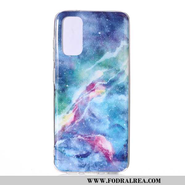 Fodral Samsung Galaxy S20 Tecknat Stor, Skal Samsung Galaxy S20 Mobil Telefon Stjärna Rosa