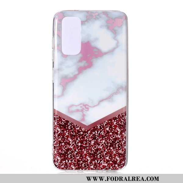 Fodral Samsung Galaxy S20 Tecknat Stor, Skal Samsung Galaxy S20 Mobil Telefon Stjärna Rosa