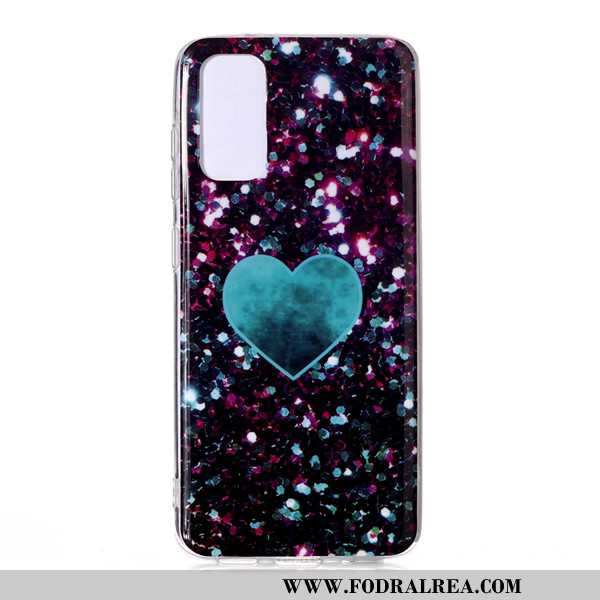 Fodral Samsung Galaxy S20 Tecknat Stor, Skal Samsung Galaxy S20 Mobil Telefon Stjärna Rosa