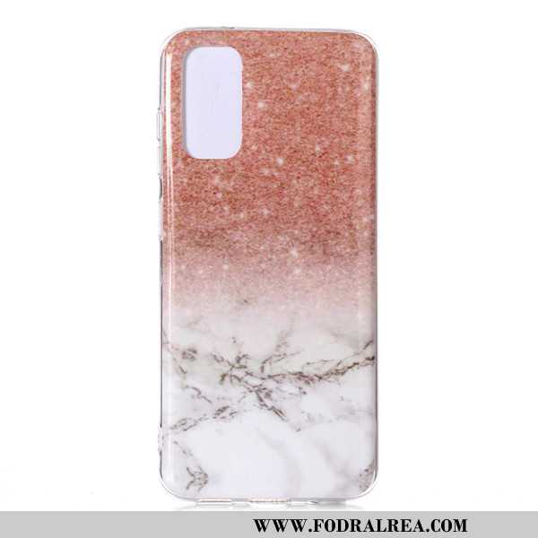 Fodral Samsung Galaxy S20 Tecknat Stor, Skal Samsung Galaxy S20 Mobil Telefon Stjärna Rosa