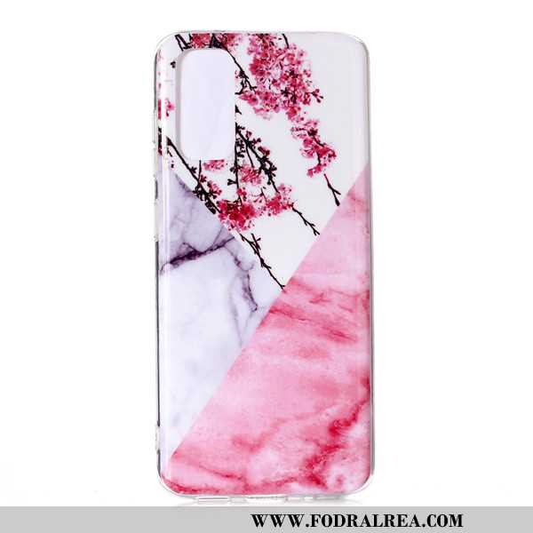 Fodral Samsung Galaxy S20 Tecknat Stor, Skal Samsung Galaxy S20 Mobil Telefon Stjärna Rosa