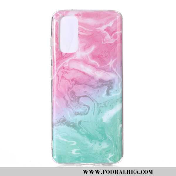 Fodral Samsung Galaxy S20 Tecknat Stor, Skal Samsung Galaxy S20 Mobil Telefon Stjärna Rosa