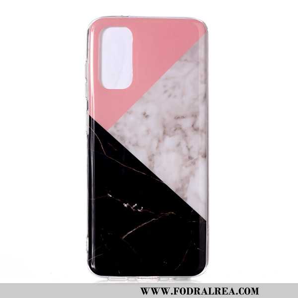 Fodral Samsung Galaxy S20 Tecknat Stor, Skal Samsung Galaxy S20 Mobil Telefon Stjärna Rosa