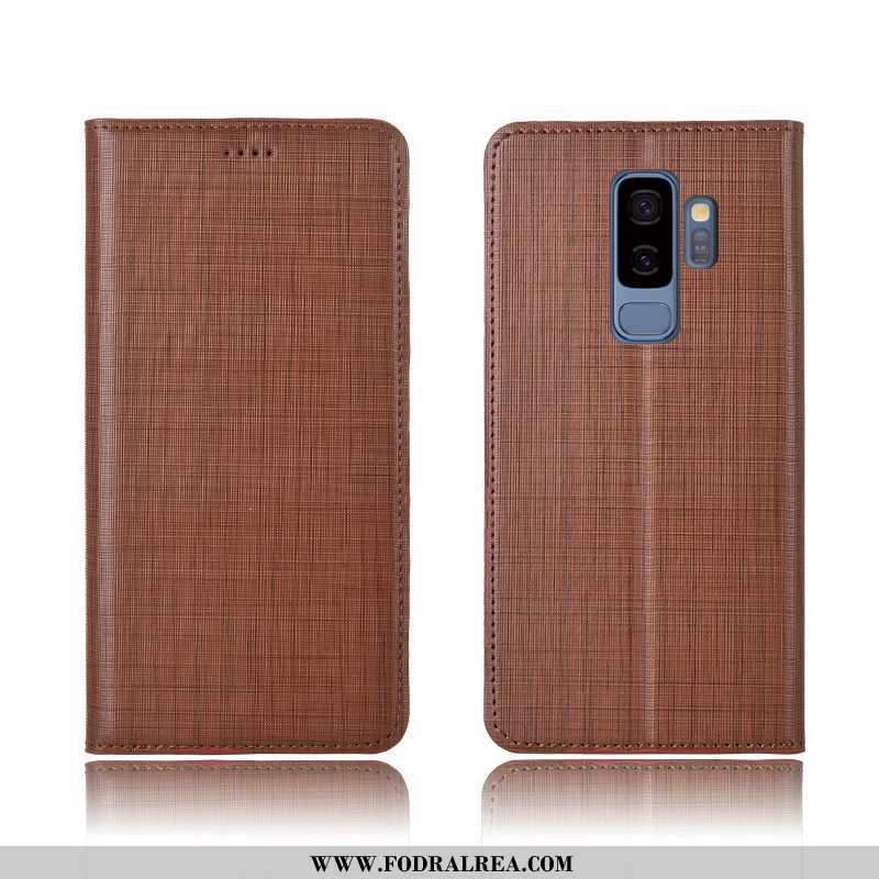 Fodral Samsung Galaxy S9+ Mjuk All Inclusive Skal, Skal Samsung Galaxy S9+ Silikon Läderfodral Blå