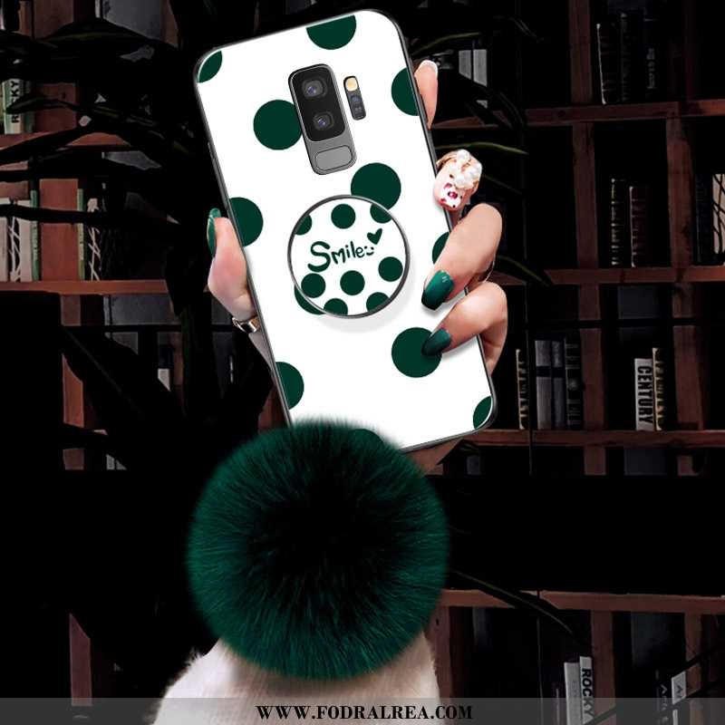 Fodral Samsung Galaxy S9+ Trend Stjärna Vit, Skal Samsung Galaxy S9+ Mjuk Enkel Vita