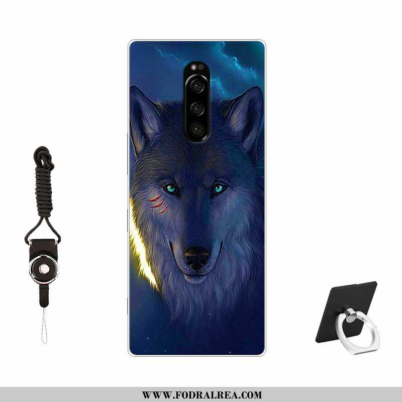 Fodral Sony Xperia 1 Silikon Målade, Skal Sony Xperia 1 Personlighet All Inclusive Rosa