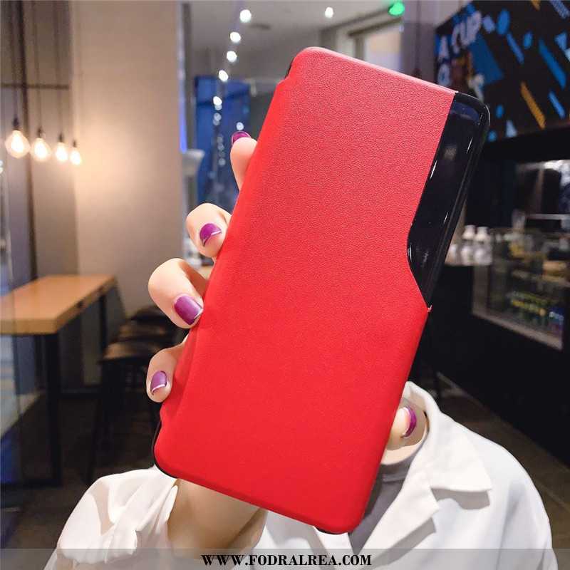 Fodral Xiaomi Mi 10 Pro Trend Fallskydd, Skal Xiaomi Mi 10 Pro Skydd Läderfodral Orange