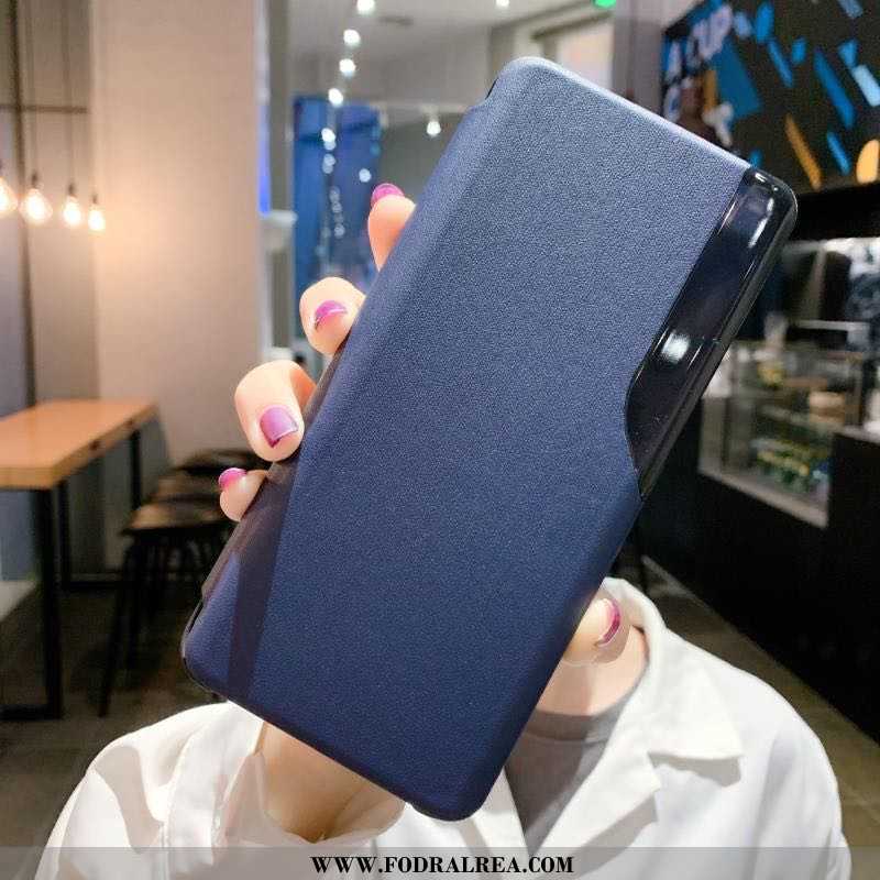 Fodral Xiaomi Mi 10 Pro Trend Fallskydd, Skal Xiaomi Mi 10 Pro Skydd Läderfodral Orange