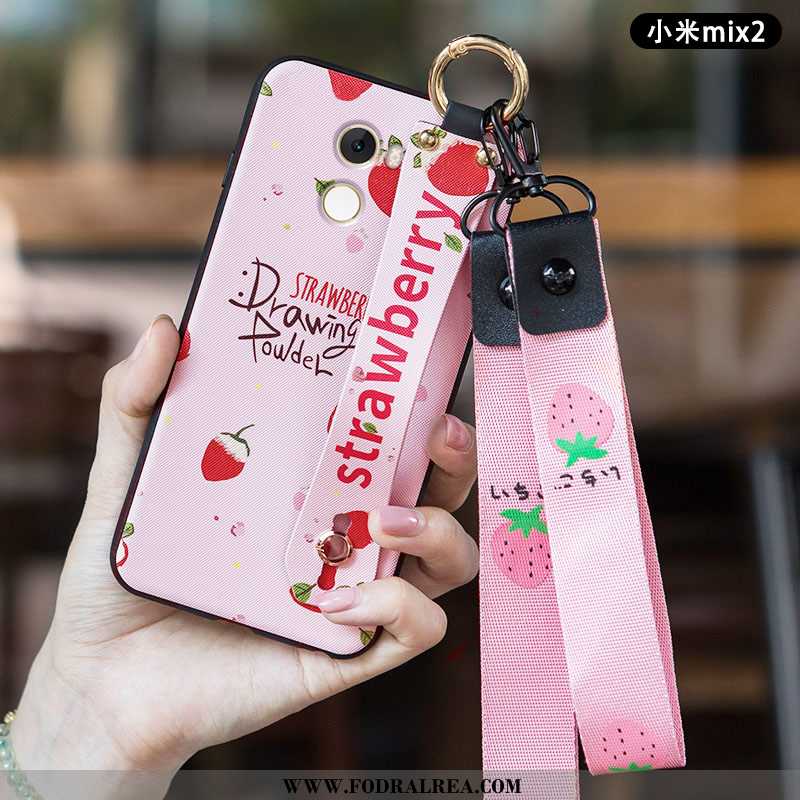 Fodral Xiaomi Mi Mix 2s Kreativa Kyla Mjuk, Skal Xiaomi Mi Mix 2s Trend Mobil Telefon Rosa