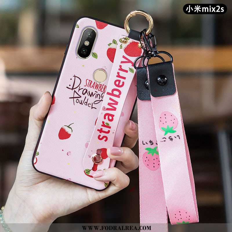 Fodral Xiaomi Mi Mix 2s Kreativa Kyla Mjuk, Skal Xiaomi Mi Mix 2s Trend Mobil Telefon Rosa