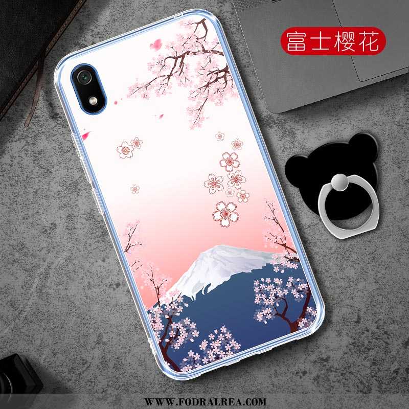 Fodral Xiaomi Redmi 7a Skydd Tecknat Skal, Skal Xiaomi Redmi 7a Personlighet Fallskydd Rosa