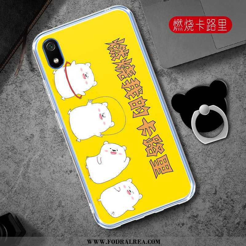 Fodral Xiaomi Redmi 7a Skydd Tecknat Skal, Skal Xiaomi Redmi 7a Personlighet Fallskydd Rosa