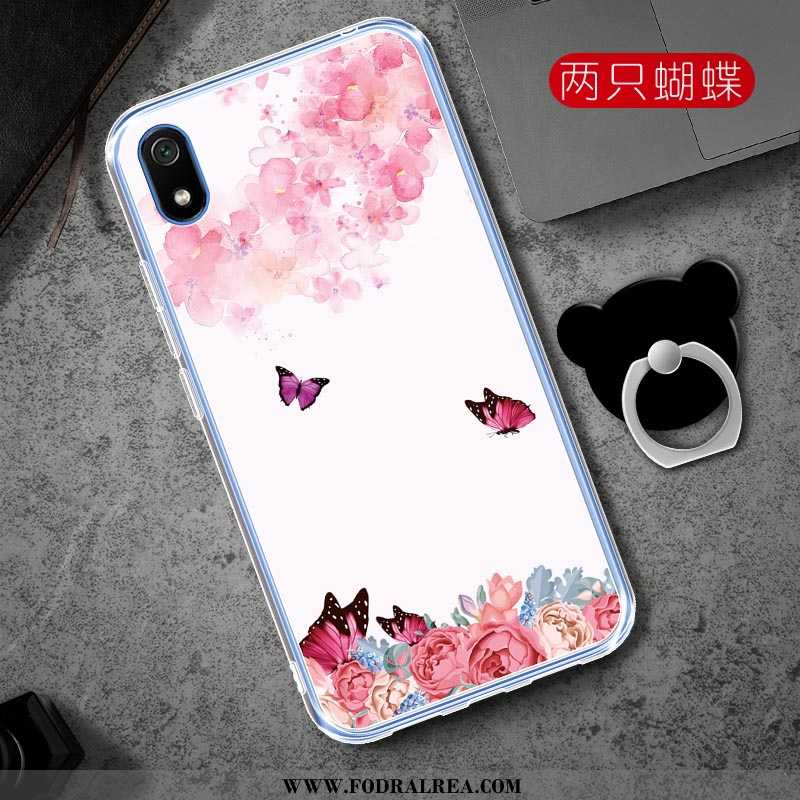Fodral Xiaomi Redmi 7a Skydd Tecknat Skal, Skal Xiaomi Redmi 7a Personlighet Fallskydd Rosa