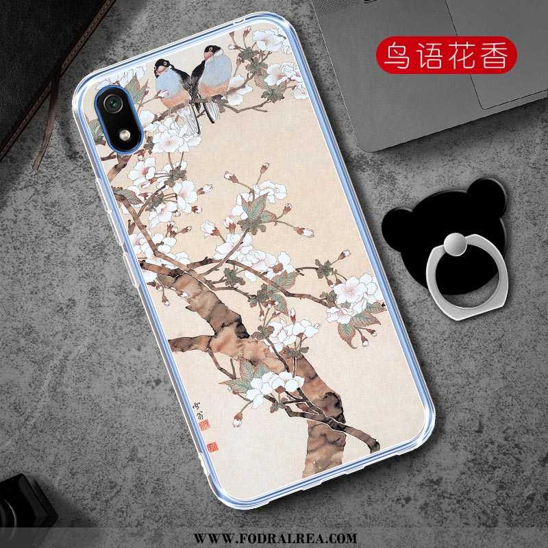 Fodral Xiaomi Redmi 7a Skydd Tecknat Skal, Skal Xiaomi Redmi 7a Personlighet Fallskydd Rosa