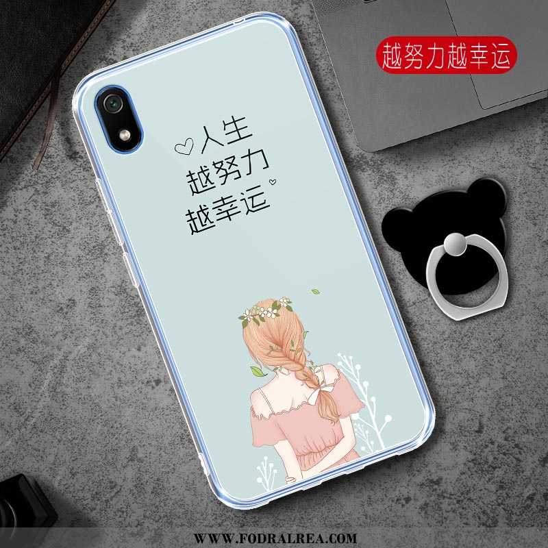 Fodral Xiaomi Redmi 7a Skydd Tecknat Skal, Skal Xiaomi Redmi 7a Personlighet Fallskydd Rosa