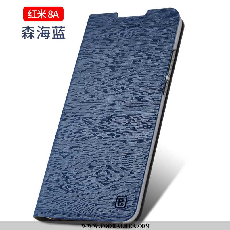 Fodral Xiaomi Redmi 8a Läderfodral Skal Trend, Xiaomi Redmi 8a Personlighet Skydd Guld