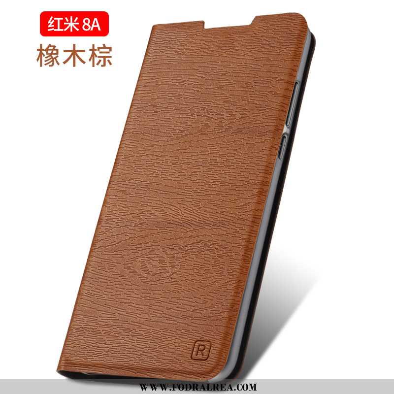 Fodral Xiaomi Redmi 8a Läderfodral Skal Trend, Xiaomi Redmi 8a Personlighet Skydd Guld