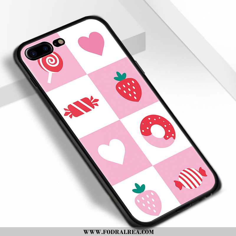 Fodral iPhone 7 Plus Transparent All Inclusive Rosa, Skal iPhone 7 Plus Mjuk Rosa