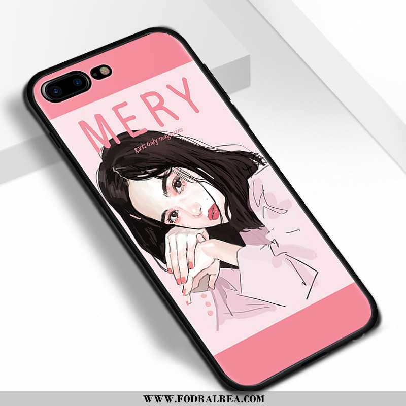 Fodral iPhone 7 Plus Transparent All Inclusive Rosa, Skal iPhone 7 Plus Mjuk Rosa