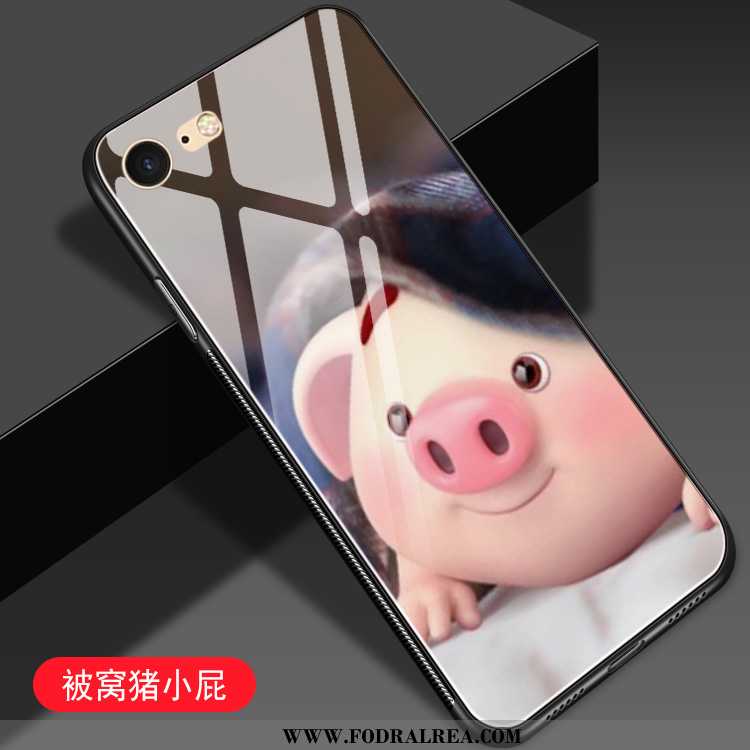 Fodral iPhone 8 Trend Glas Mobil Telefon, Skal iPhone 8 Skydd Spegel Rosa