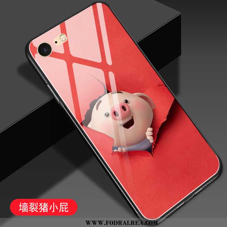Fodral iPhone 8 Trend Glas Mobil Telefon, Skal iPhone 8 Skydd Spegel Rosa