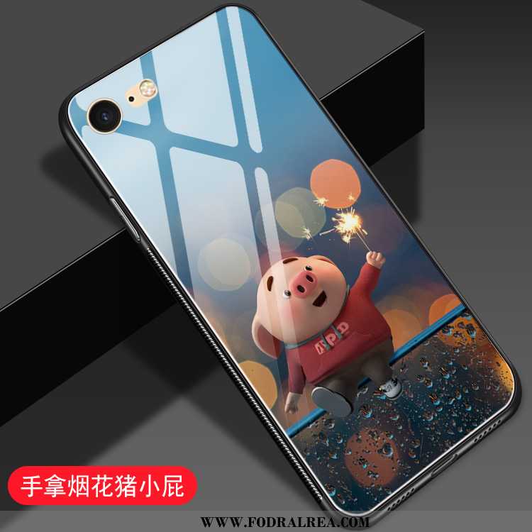 Fodral iPhone 8 Trend Glas Mobil Telefon, Skal iPhone 8 Skydd Spegel Rosa