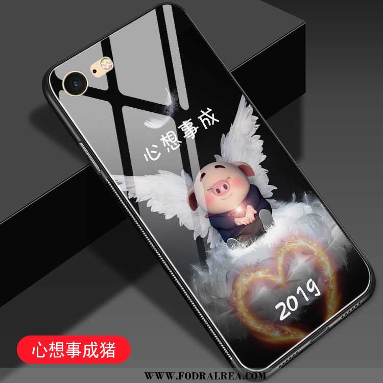 Fodral iPhone 8 Trend Glas Mobil Telefon, Skal iPhone 8 Skydd Spegel Rosa