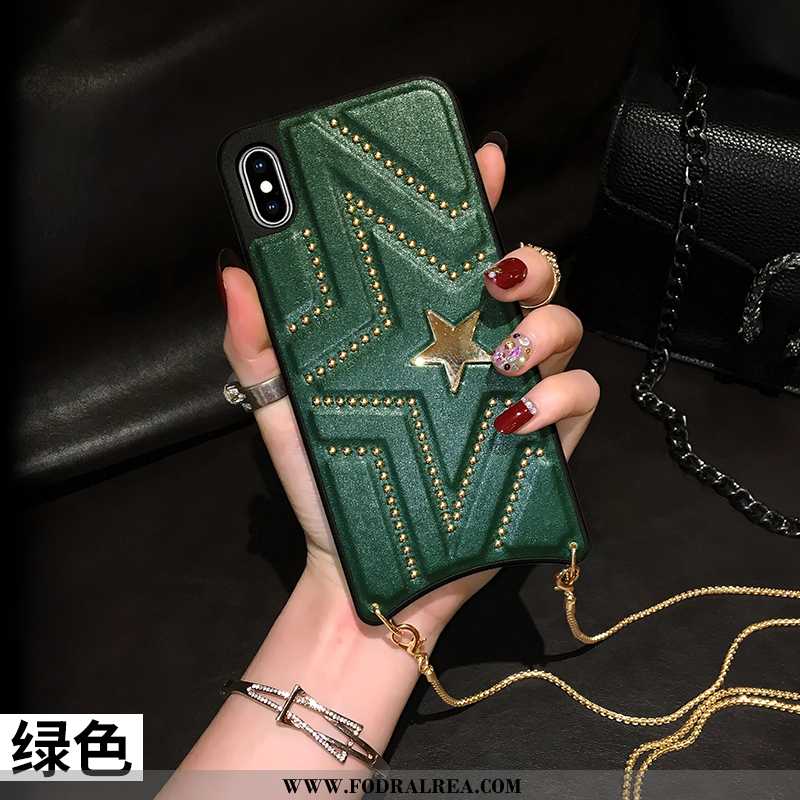 Fodral iPhone Xs Max Trend Mode Kreativa, Skal iPhone Xs Max Silikon Mobil Telefon Röd