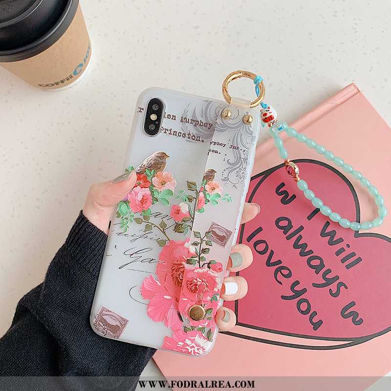 Fodral iPhone Xs Nubuck Skal Mobil Telefon, iPhone Xs Skydd Kyla Grön