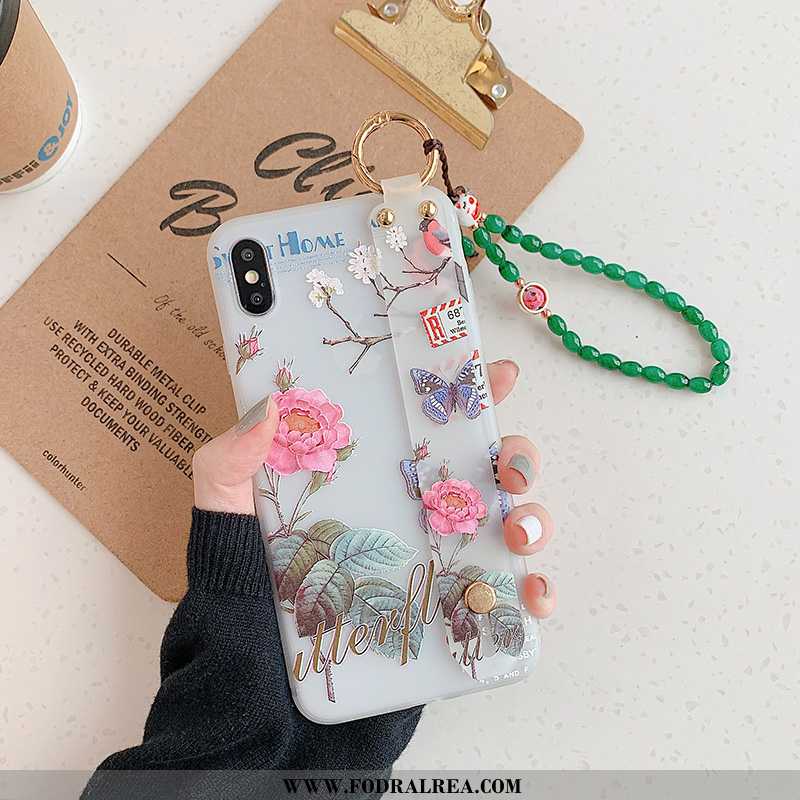 Fodral iPhone Xs Nubuck Skal Mobil Telefon, iPhone Xs Skydd Kyla Grön