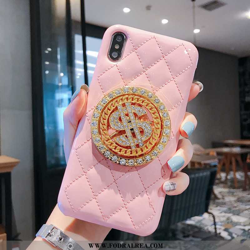 Fodral iPhone Xs Skydd Liten, Skal iPhone Xs Läderfodral Mobil Telefon Vita