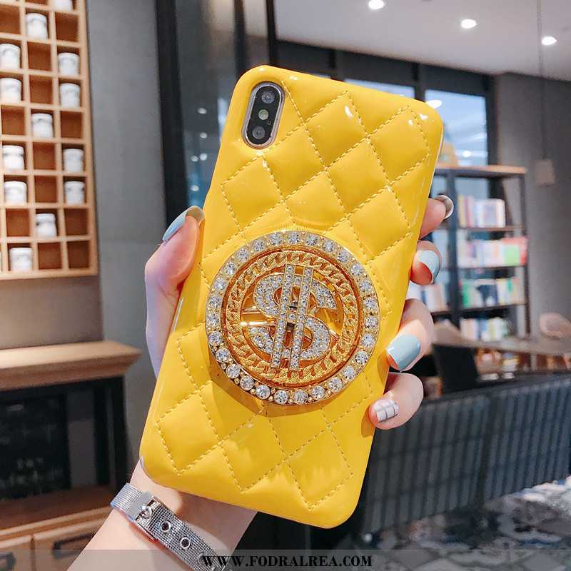 Fodral iPhone Xs Skydd Liten, Skal iPhone Xs Läderfodral Mobil Telefon Vita