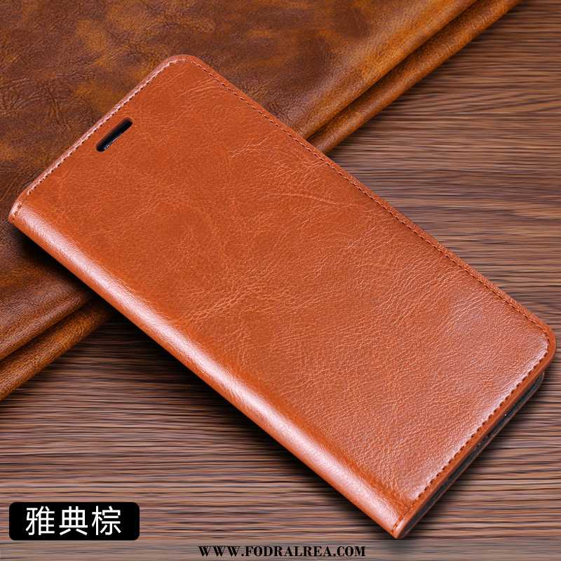 Skal Huawei P20 Läderfodral Skydd Kreativa, Fodral Huawei P20 Personlighet Business Bruna