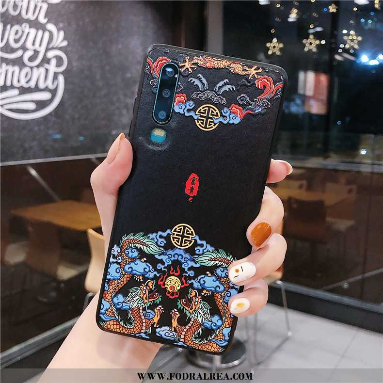 Skal Huawei P30 Tillbehör Vit Högt Utbud, Fodral Huawei P30 Silikon Fallskydd Vita