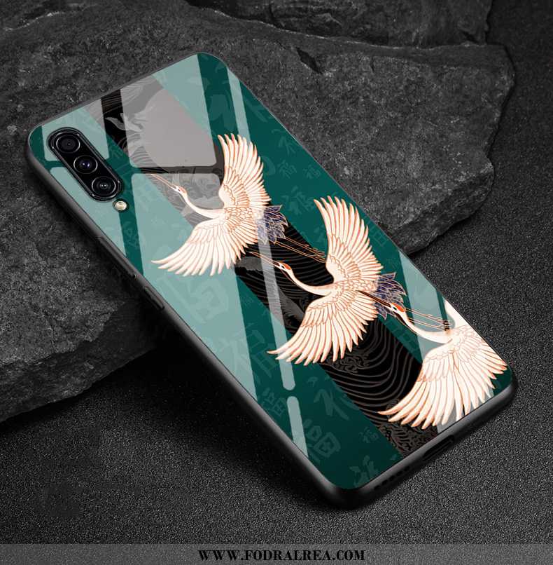 Skal Samsung Galaxy A30s Trend Fallskydd Fodral, Fodral Samsung Galaxy A30s Mjuk Anpassa Mörkblå
