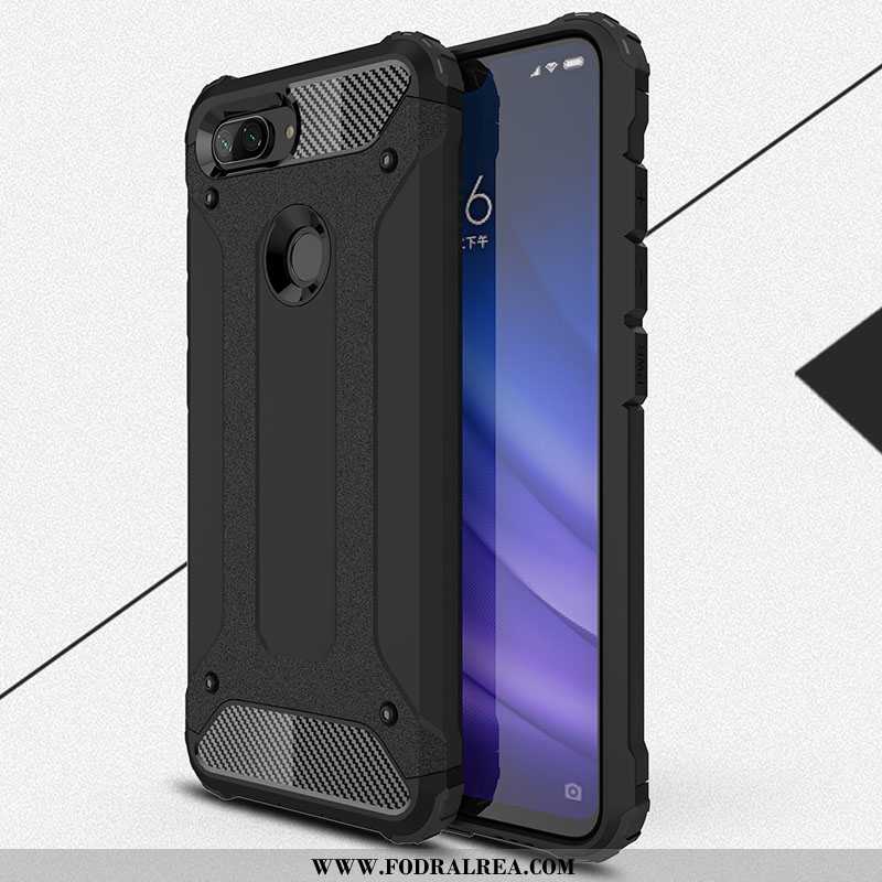 Skal Xiaomi Mi 8 Lite Mjuk Mönster Skal, Fodral Xiaomi Mi 8 Lite Nubuck Grön Blå