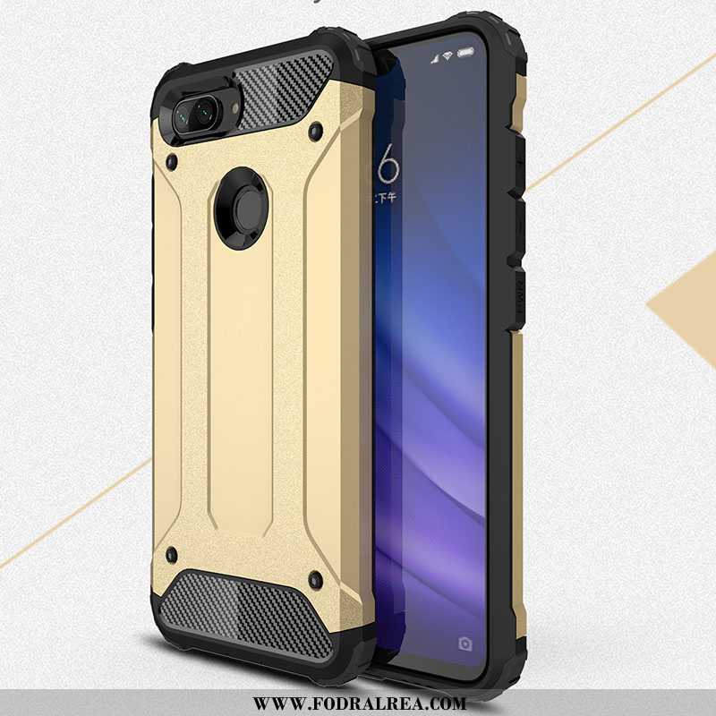 Skal Xiaomi Mi 8 Lite Mjuk Mönster Skal, Fodral Xiaomi Mi 8 Lite Nubuck Grön Blå