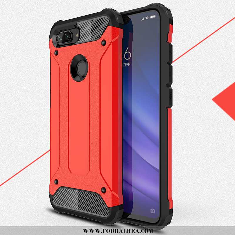 Skal Xiaomi Mi 8 Lite Mjuk Mönster Skal, Fodral Xiaomi Mi 8 Lite Nubuck Grön Blå