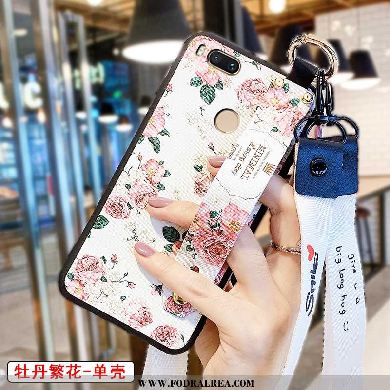Skal Xiaomi Mi A1 Nubuck Pu Rosa, Fodral Xiaomi Mi A1 Personlighet Rosa