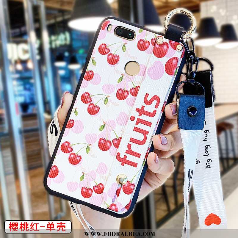 Skal Xiaomi Mi A1 Nubuck Pu Rosa, Fodral Xiaomi Mi A1 Personlighet Rosa