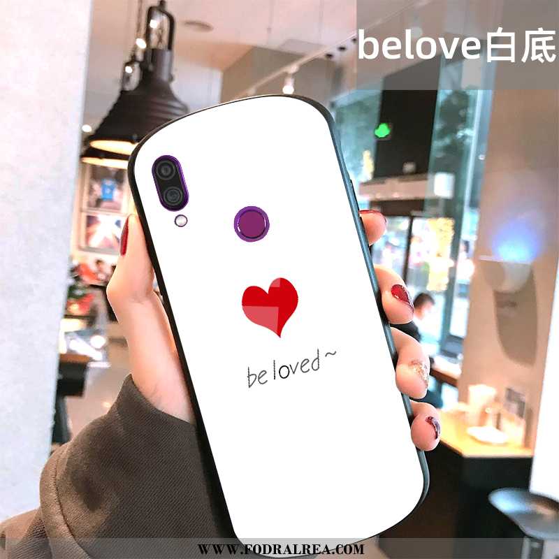Skal Xiaomi Redmi Note 7 Silikon Ny Svart, Fodral Xiaomi Redmi Note 7 Skydd Glas Svarta
