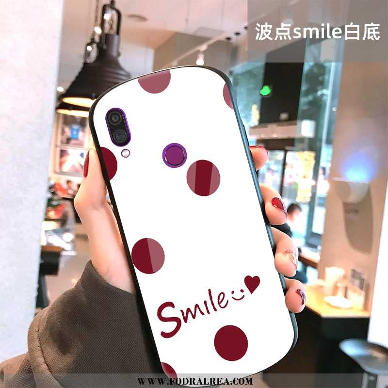 Skal Xiaomi Redmi Note 7 Silikon Ny Svart, Fodral Xiaomi Redmi Note 7 Skydd Glas Svarta