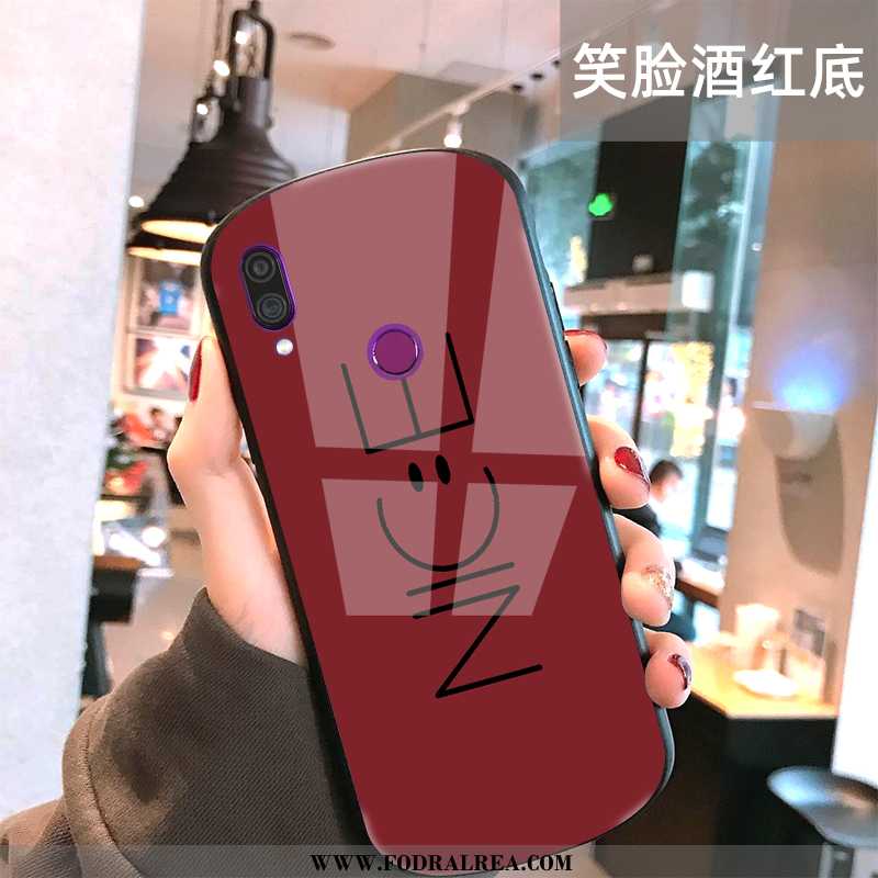 Skal Xiaomi Redmi Note 7 Silikon Ny Svart, Fodral Xiaomi Redmi Note 7 Skydd Glas Svarta