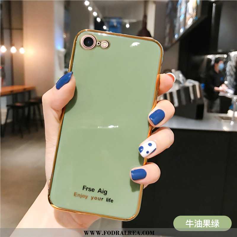 Skal iPhone 8 Silikon Fallskydd Mobil Telefon, Fodral iPhone 8 Personlighet Par Rosa