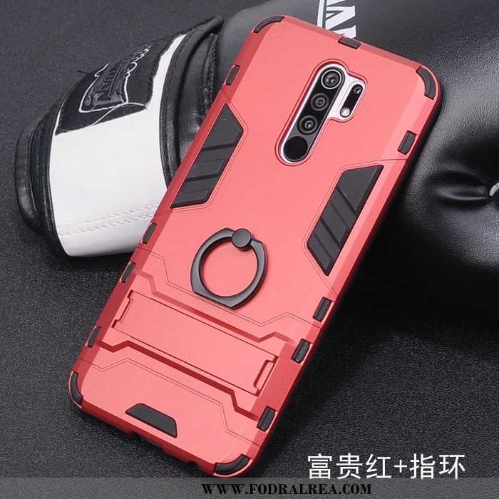 Skal Xiaomi Redmi 9 Kreativa Skydd Fodral, Fodral Xiaomi Redmi 9 Trend Support Svarta