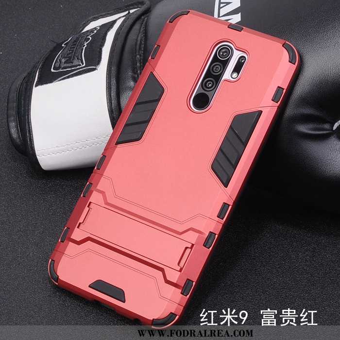 Skal Xiaomi Redmi 9 Kreativa Skydd Fodral, Fodral Xiaomi Redmi 9 Trend Support Svarta