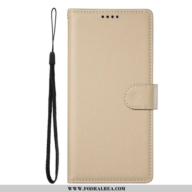 Läderfodral Xiaomi Redmi Note 15 Pro 5g Telefonfodral Enfärgat Konstläder