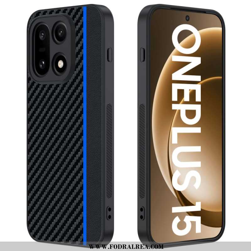 Skal För Oneplus 15 Kolfiberstruktur